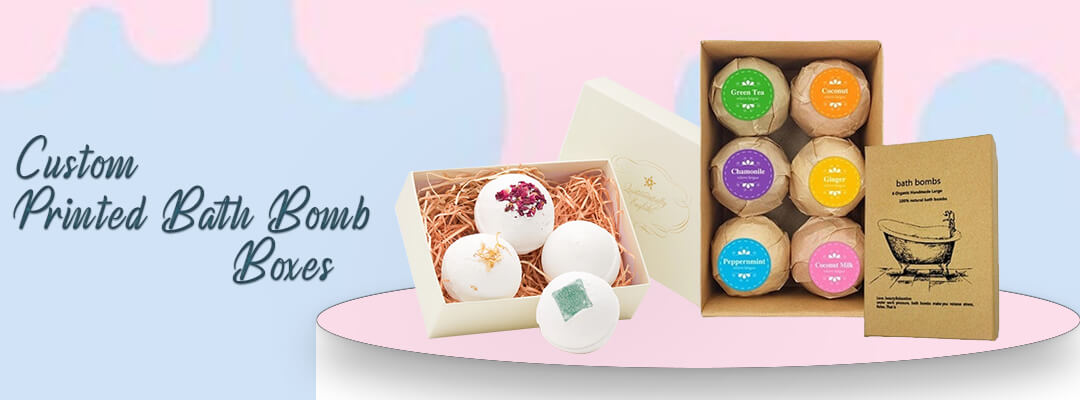 Get the alluring Custom Bath Bomb Packaging at economical rates
